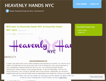 Tablet Screenshot of heavenlyhands.wordpress.com