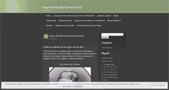 Desktop Screenshot of hogarsanvicentedepaul.wordpress.com