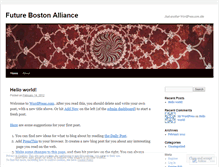 Tablet Screenshot of futurebostonalliance.wordpress.com