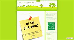 Desktop Screenshot of colegiopublicoperonino.wordpress.com