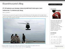 Tablet Screenshot of ekaandrisusanto.wordpress.com
