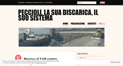 Desktop Screenshot of peccioli.wordpress.com