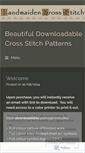 Mobile Screenshot of handmaidenxstitch.wordpress.com