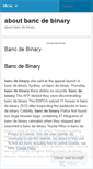 Mobile Screenshot of lalabag.aboutbancdebinary.wordpress.com