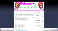 Desktop Screenshot of fantagecheats101.wordpress.com