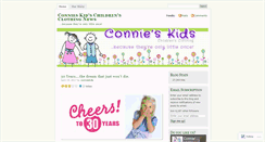 Desktop Screenshot of connieskids.wordpress.com