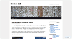 Desktop Screenshot of beechesdad.wordpress.com