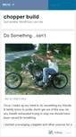 Mobile Screenshot of chopperbuild.wordpress.com