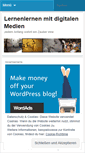 Mobile Screenshot of lernenlernen.wordpress.com