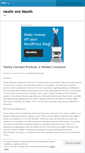 Mobile Screenshot of health24wealth.wordpress.com