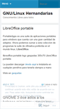 Mobile Screenshot of linuxhernandarias.wordpress.com