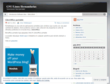 Tablet Screenshot of linuxhernandarias.wordpress.com