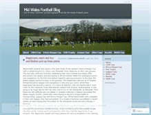 Tablet Screenshot of midwalesfootball.wordpress.com