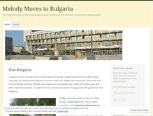 Tablet Screenshot of melodydoesbulgaria.wordpress.com