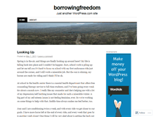 Tablet Screenshot of borrowingfreedom.wordpress.com