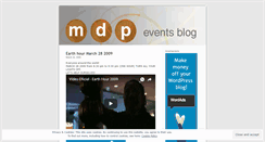 Desktop Screenshot of mdpevents.wordpress.com
