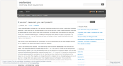 Desktop Screenshot of oraclewizard.wordpress.com