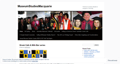 Desktop Screenshot of museumstudiesmacquarie.wordpress.com