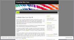 Desktop Screenshot of essentialskincare.wordpress.com