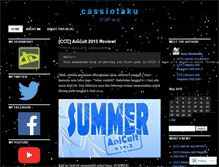 Tablet Screenshot of cassiotaku.wordpress.com