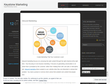 Tablet Screenshot of keystonemarketing.wordpress.com