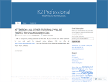 Tablet Screenshot of k2professional.wordpress.com