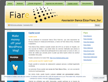 Tablet Screenshot of fiaresur.wordpress.com