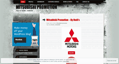 Desktop Screenshot of mitsubishipromo.wordpress.com