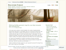 Tablet Screenshot of discoveryforest.wordpress.com