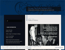 Tablet Screenshot of occupridepdx.wordpress.com