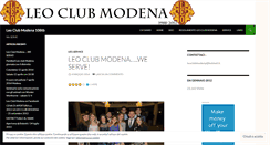 Desktop Screenshot of leoclubmodena108tb.wordpress.com
