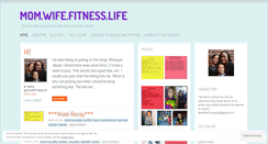 Desktop Screenshot of momwifefitnesslife.wordpress.com