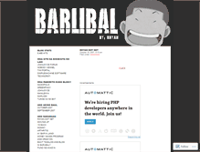 Tablet Screenshot of barubal.wordpress.com