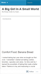 Mobile Screenshot of abiggirlinasmallworld.wordpress.com