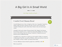 Tablet Screenshot of abiggirlinasmallworld.wordpress.com