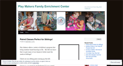 Desktop Screenshot of playmakersfamily.wordpress.com