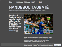 Tablet Screenshot of handeboltaubate.wordpress.com