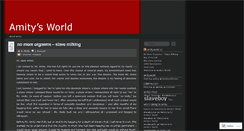 Desktop Screenshot of amityworld.wordpress.com