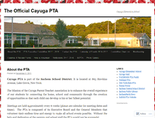 Tablet Screenshot of cayugapta.wordpress.com