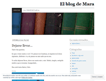 Tablet Screenshot of elblogdemara.wordpress.com