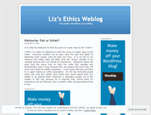 Tablet Screenshot of elizabethf.wordpress.com