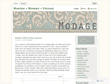 Tablet Screenshot of modage.wordpress.com