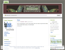 Tablet Screenshot of papertreasures.wordpress.com