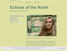 Tablet Screenshot of echoesofthenorth.wordpress.com
