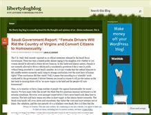 Tablet Screenshot of libertydogblog.wordpress.com