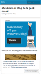Mobile Screenshot of musgeek.wordpress.com