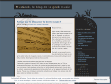 Tablet Screenshot of musgeek.wordpress.com