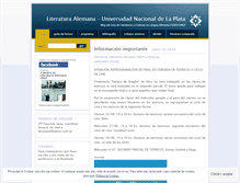 Tablet Screenshot of literaturaalemanaunlp.wordpress.com