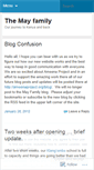 Mobile Screenshot of mayfamily.wordpress.com
