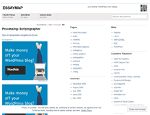 Tablet Screenshot of essaymap.wordpress.com